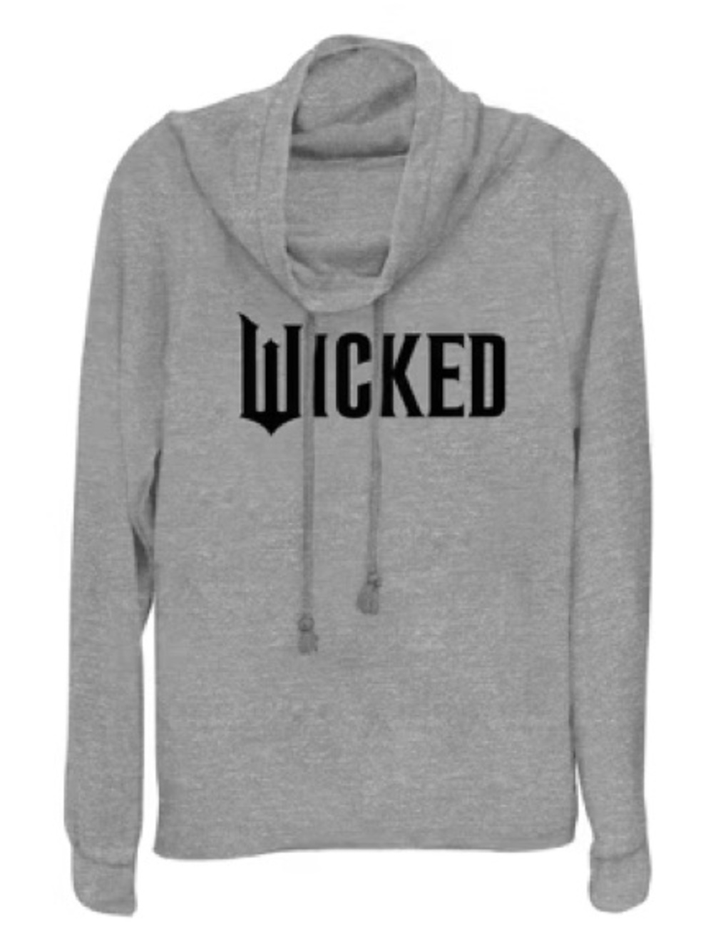 WICKED Musical Broadway Officially Licensed Sweatshirt. XS. Gray. Embroidered.